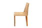 bali & pari Rowen Bohemian Light Honey Kubu Rattan and Mahogany Wood Dining Chair FredCo