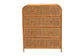 bali & pari Sampit Natural Rattan 4-Drawer Storage Cabinet - Handwoven Cane Displaying Unit with Rounded Frame, Boho Coastal Accent Furniture for Hallway, Living room or Bathroom FredCo