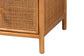 bali & pari Sampit Natural Rattan 4-Drawer Storage Cabinet - Handwoven Cane Displaying Unit with Rounded Frame, Boho Coastal Accent Furniture for Hallway, Living room or Bathroom FredCo