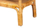 bali & pari Savitri Modern Bohemian Natural Rattan 2-Tier Console Table FredCo