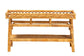bali & pari Savitri Modern Bohemian Natural Rattan 2-Tier Console Table FredCo