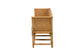 bali & pari Seranay Bohemian Scallop Light Honey Rattan Long Dining Bench FredCo