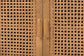 bali & pari Sibu Bohemian Natural Rattan and Reclaimed Wood Cabinet FredCo