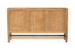 bali & pari Sibu Bohemian Natural Rattan and Reclaimed Wood Cabinet FredCo
