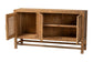 bali & pari Sibu Bohemian Natural Rattan and Reclaimed Wood Cabinet FredCo