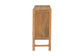 bali & pari Sibu Bohemian Natural Rattan and Reclaimed Wood Cabinet FredCo
