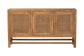 bali & pari Sibu Bohemian Natural Rattan and Reclaimed Wood Cabinet FredCo