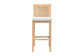 bali & pari Sofia Bohemian Natural Rattan Bar Stool FredCo