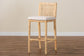 bali & pari Sofia Bohemian Natural Rattan Bar Stool FredCo