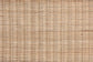 bali & pari Sumana Bohemian Scallop Natural Rattan and Mahogany Side Table FredCo