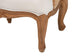 bali & pari Sylvestra Traditional French Beige Fabric and Honey Oak Finished Wood Low Seat Accent Chair FredCo