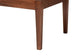 bali & pari Tabanan Modern Bohemian Natural Brown Rattan and Brown Acacia Wood 3-Piece Dining Nook set FredCo