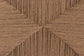 bali & pari Talli Bohemian Paper Loom and White Mahogany Wood Bar Stool FredCo