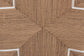 bali & pari Talli Bohemian Paper Loom and White Mahogany Wood Counter Stool FredCo