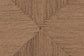 bali & pari Talli Bohemian Paper Loom and White Mahogany Wood Dining Chair FredCo
