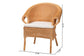 bali & pari Tamara Bohemian Braided Honey Rattan Dining Chair FredCo