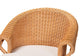 bali & pari Tamara Bohemian Braided Honey Rattan Dining Chair FredCo