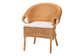 bali & pari Tamara Bohemian Braided Honey Rattan Dining Chair FredCo