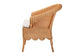 bali & pari Tamara Bohemian Braided Honey Rattan Dining Chair FredCo