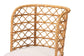 bali & pari Tania Bohemian Light Honey Rattan Accent Chair FredCo