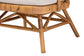 bali & pari Tania Bohemian Light Honey Rattan Accent Chair FredCo