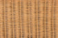 Bali & Pari Teresa Twin Natural Rattan Daybed – Handwoven Scalloped Sofa Bed Frame with Lattice Back, Coastal Boho Style FredCo