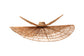 bali & pari Theanna Woven Jute Pendant Lampshade - Handwoven Boho Floral Light Fixture, Natural Wicker Ceiling Shade FredCo