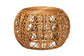 bali & pari Tiramisu Modern Bohemian Natural Brown Rattan Coffee Table FredCo