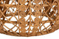 bali & pari Tiramisu Modern Bohemian Natural Brown Rattan Coffee Table FredCo