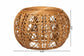 bali & pari Tiramisu Modern Bohemian Natural Brown Rattan Coffee Table FredCo