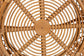 bali & pari Tiramisu Modern Bohemian Natural Brown Rattan Coffee Table FredCo