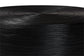 bali & pari Tokyo Laminated Natural Rattan Coffee Table - Handcrafted Bowl-Shaped Center Table for Living Room, Coastal Boho Style Furniture in Black FredCo