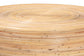 bali & pari Tokyo Laminated Natural Rattan Coffee Table - Handcrafted Bowl-Shaped Center Table for Living Room, Coastal Boho Style Furniture in Natural Brown FredCo