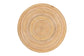 bali & pari Tokyo Laminated Natural Rattan Coffee Table - Handcrafted Bowl-Shaped Center Table for Living Room, Coastal Boho Style Furniture in Natural Brown FredCo