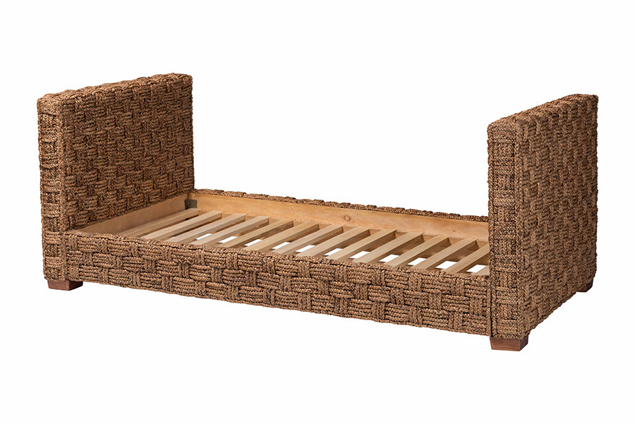 bali & pari Twin Size Rhinos Handwoven Seagrass Daybed FredCo