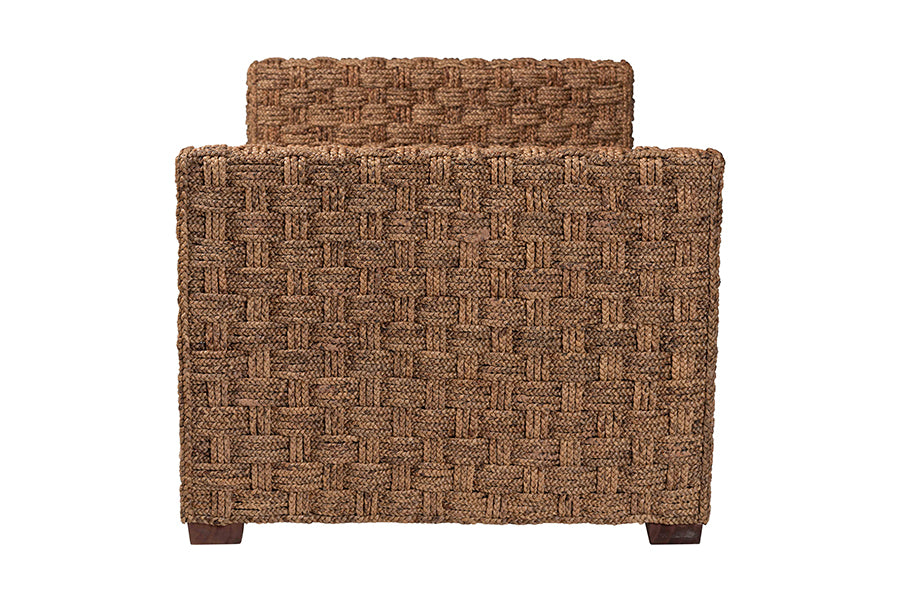 bali & pari Twin Size Rhinos Handwoven Seagrass Daybed FredCo