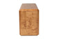 bali & pari Valora Modern and Contemporary Natural Mappa Burl Wood 4-Door Sideboard Buffet FredCo
