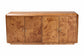 bali & pari Valora Modern and Contemporary Natural Mappa Burl Wood 4-Door Sideboard Buffet FredCo
