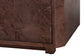 bali & pari Valora Real Burl Wood Storage Cabinet in Dark Walnut Brown - Modern Accent Cupboard with Double Doors and Brass Handles, Elegant Sideboard for Living Room, Entryway or Dining Area FredCo
