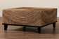 bali & pari Verino Bohemian Natural Seagrass Coffee Table FredCo
