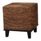 bali & pari Verino Bohemian Natural Seagrass End Table FredCo