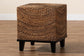 bali & pari Verino Bohemian Natural Seagrass End Table FredCo