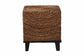 bali & pari Verino Bohemian Natural Seagrass End Table FredCo