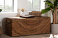bali & pari Verino Handwoven Seagrass Storage Bench with Removable Lid - Rustic Wicker Trunk Chest for Entryway, Living Room, or Bedroom Organization FredCo