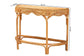 bali & pari Wakana Modern Bohemian Natural Brown Rattan Console Table FredCo