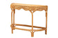 bali & pari Wakana Modern Bohemian Natural Brown Rattan Console Table FredCo