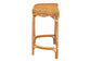 bali & pari Wakana Modern Bohemian Natural Brown Rattan Console Table FredCo