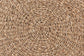 bali & pari Wickham Modern Bohemian Natural Brown Seagrass Ottoman Footstool FredCo