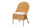 bali & pari Willy 5-Piece Rattan Dining Set - Round Wicker Table with Pedestal Base and 4 Side Chairs, Handwoven Boho Coastal Style for Dining, Kitchen or Sun Room, Light Honey FredCo
