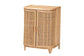 bali & pari Yanka Bohemian Natural Rattan Storage Cabinet FredCo